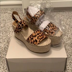 Marc Fisher Shoes - Mark Fisher leopard platform sandals Marc Fisher Shoes - Mark Fisher leopard platform sandals